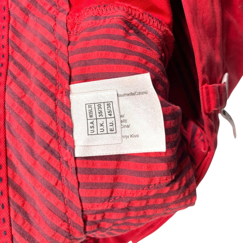 Brooks Brothers 35x30 Red Clark Chinos Straight Leg Cotton Preppy Ivy League - Picture 9 of 9